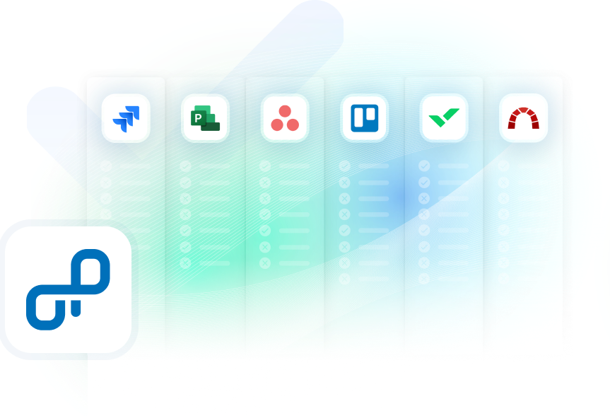 Ilustração que mostra um quadro comparativo de diferentes ferramentas de software de gestão de projectos