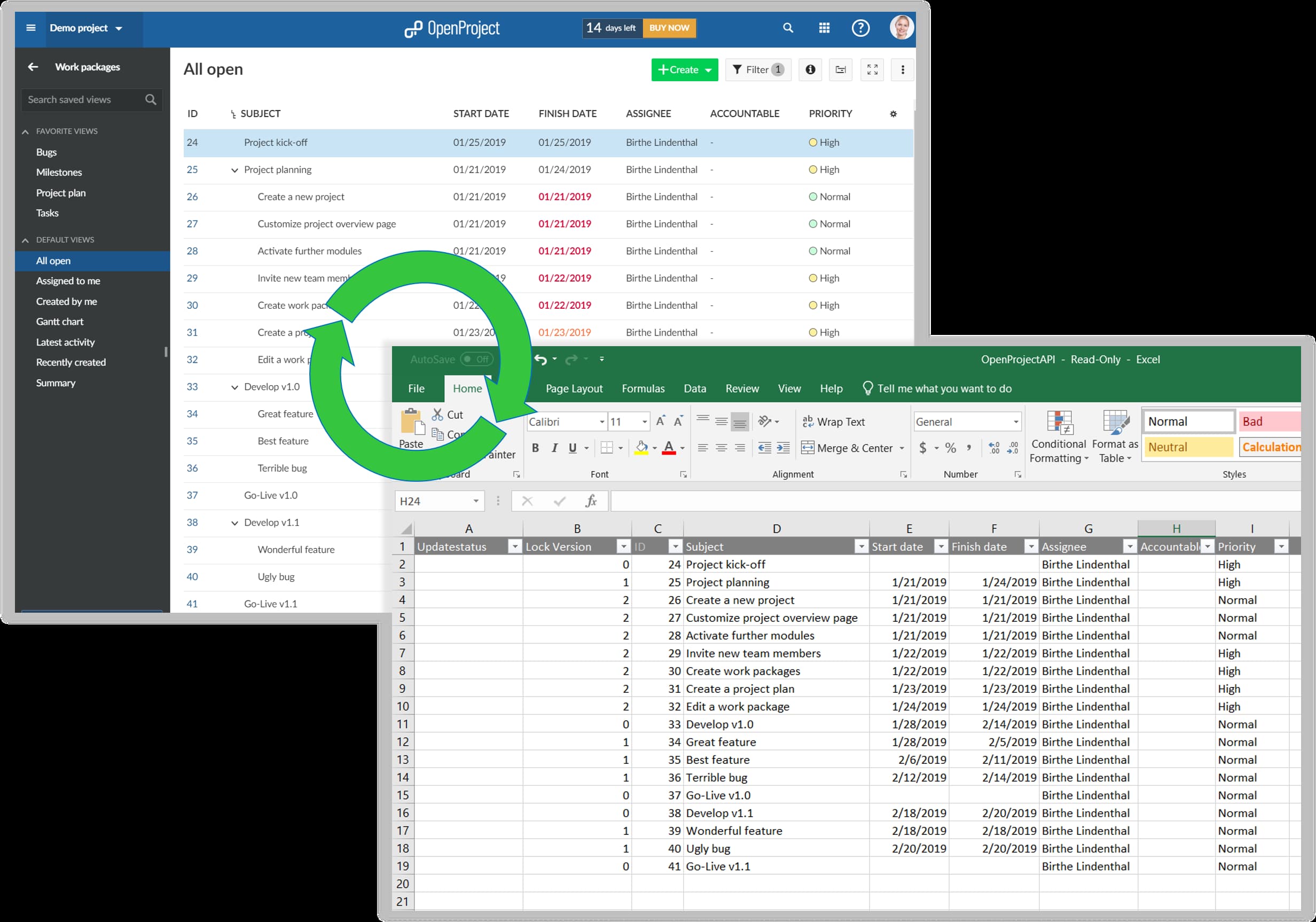 Step by step guide to synchronize your Excel Sheet with OpenProject Step by step guide to synchronize your Excel Sheet with OpenProject