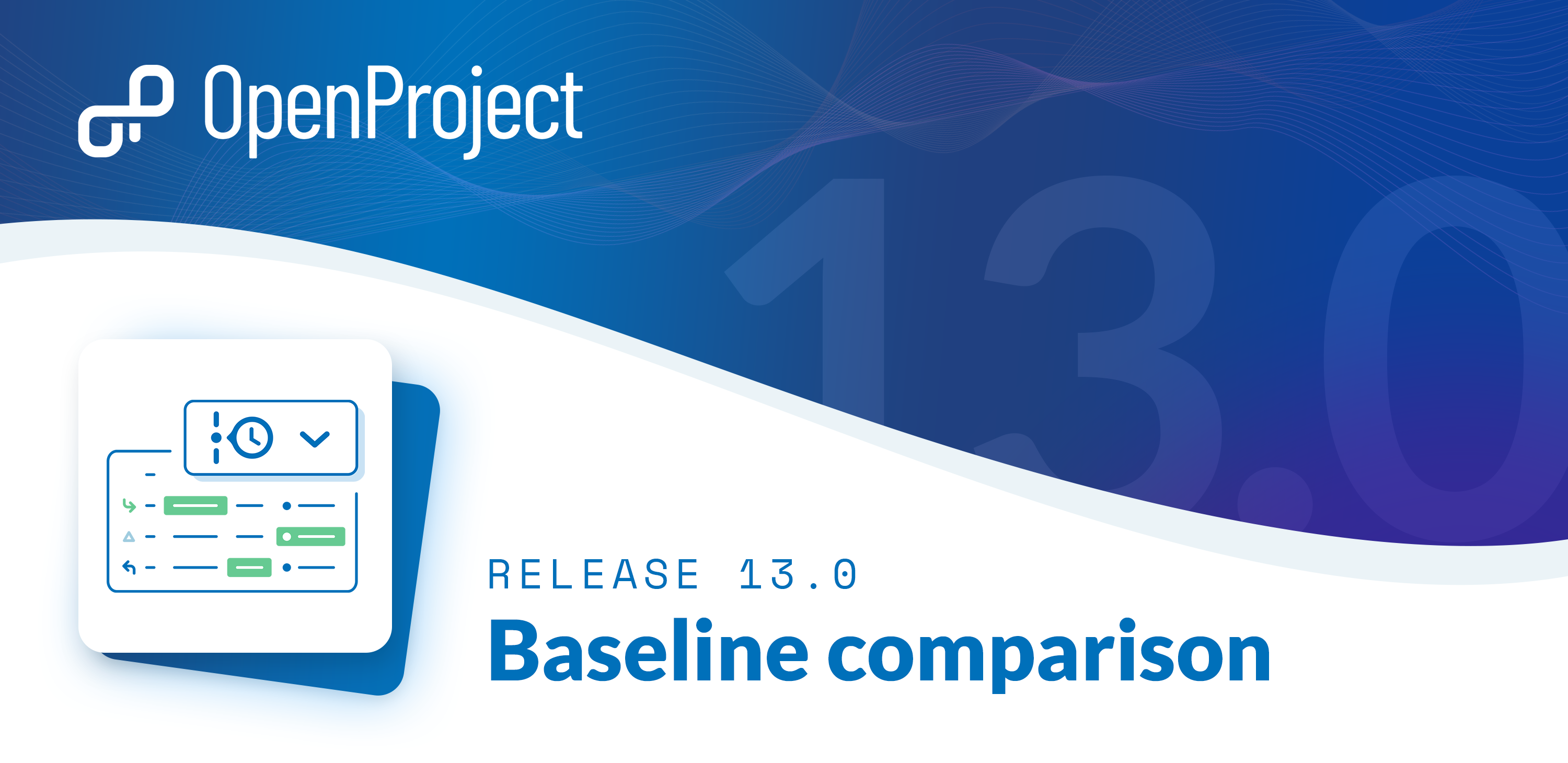 OpenProject 13.0: Baseline comparison, Nextcloud project folders, and much more OpenProject 13.0: Baseline comparison, Nextcloud project folders, and much more