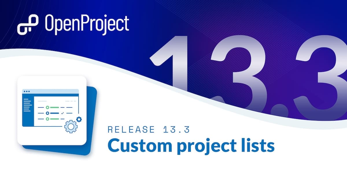 OpenProject 13.3: Filter and save custom project lists OpenProject 13.3: Filter and save custom project lists