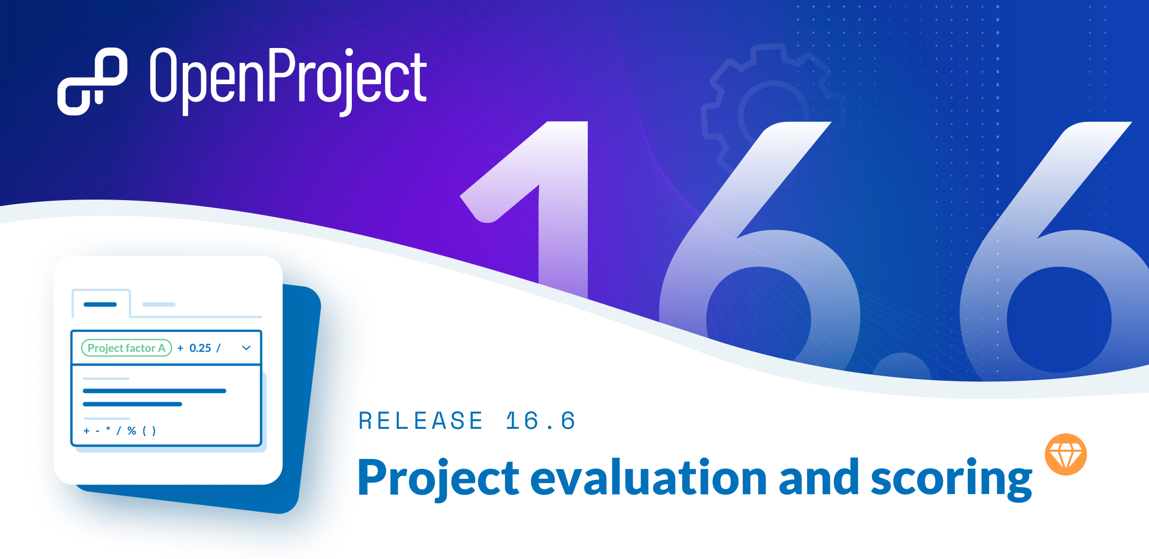 OpenProject 16.6: Project evaluation and scoring
