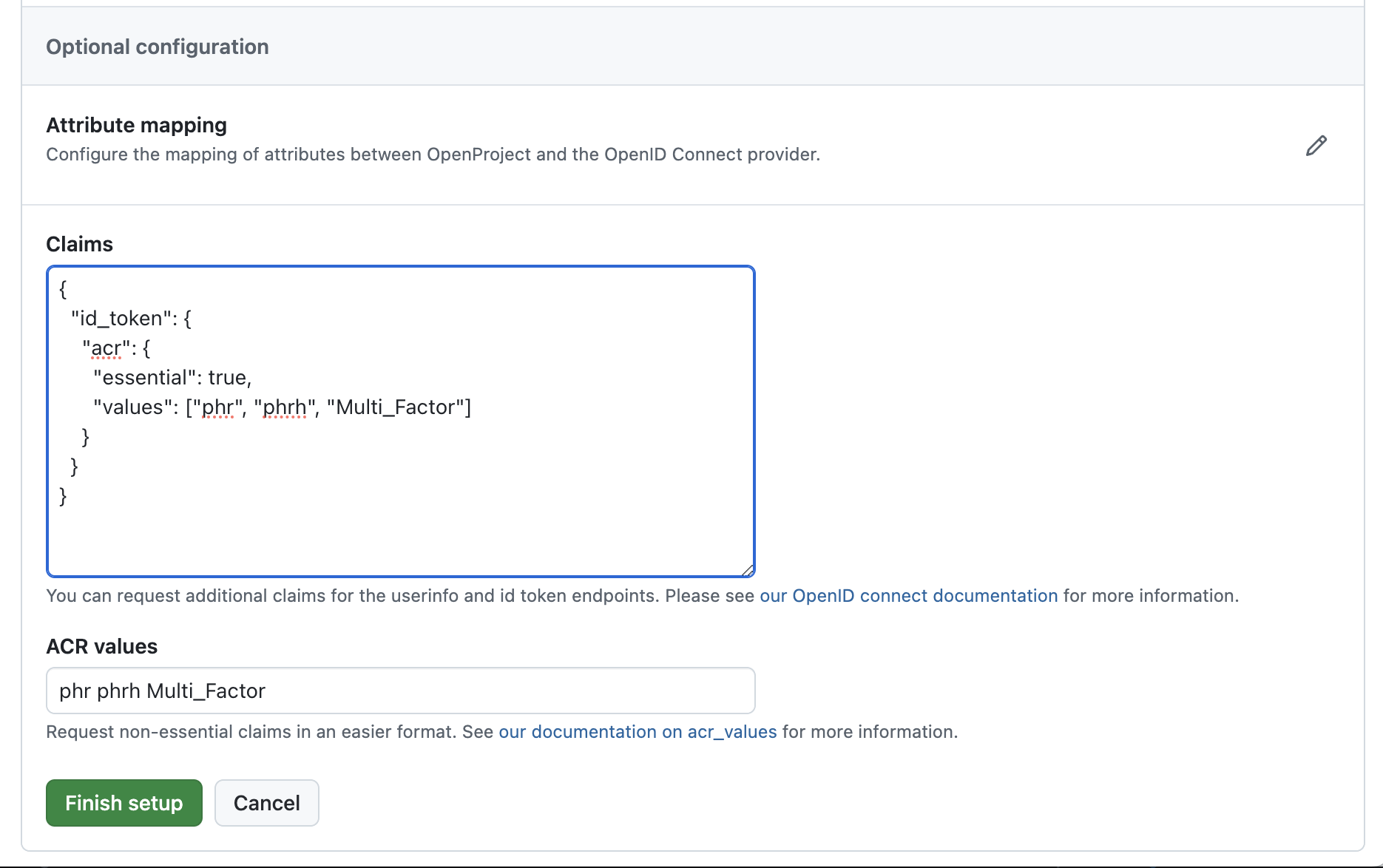Custom provider claims
