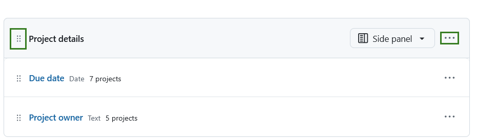 Edit project attribute sections in OpenProject administration