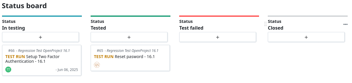 board-for-test-case-tracking
