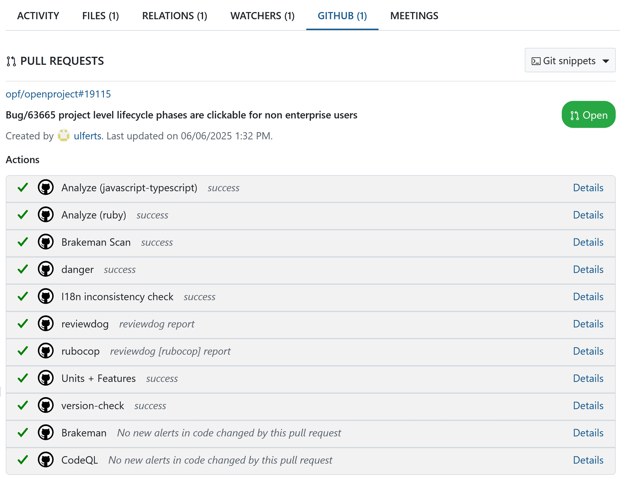 test automation integration