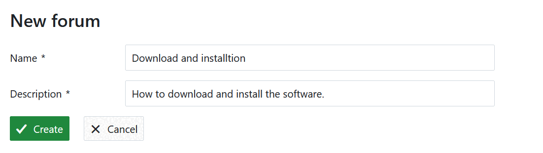 Crear nuevo foro en OpenProject