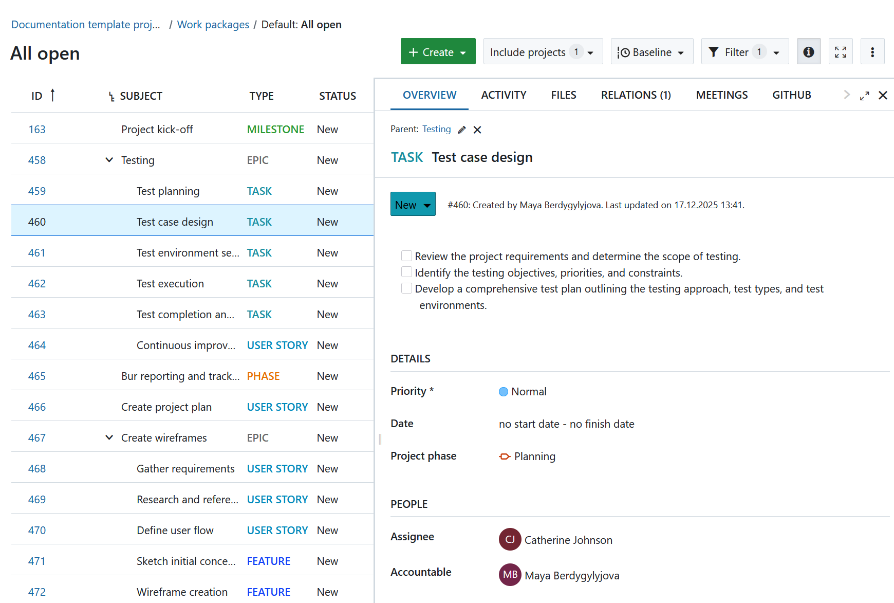 vista en pantalla dividida