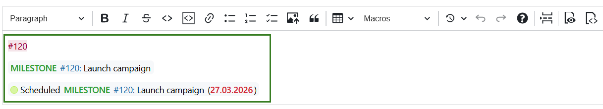 Ein Arbeitspaket mit einer Raute verknüpfen